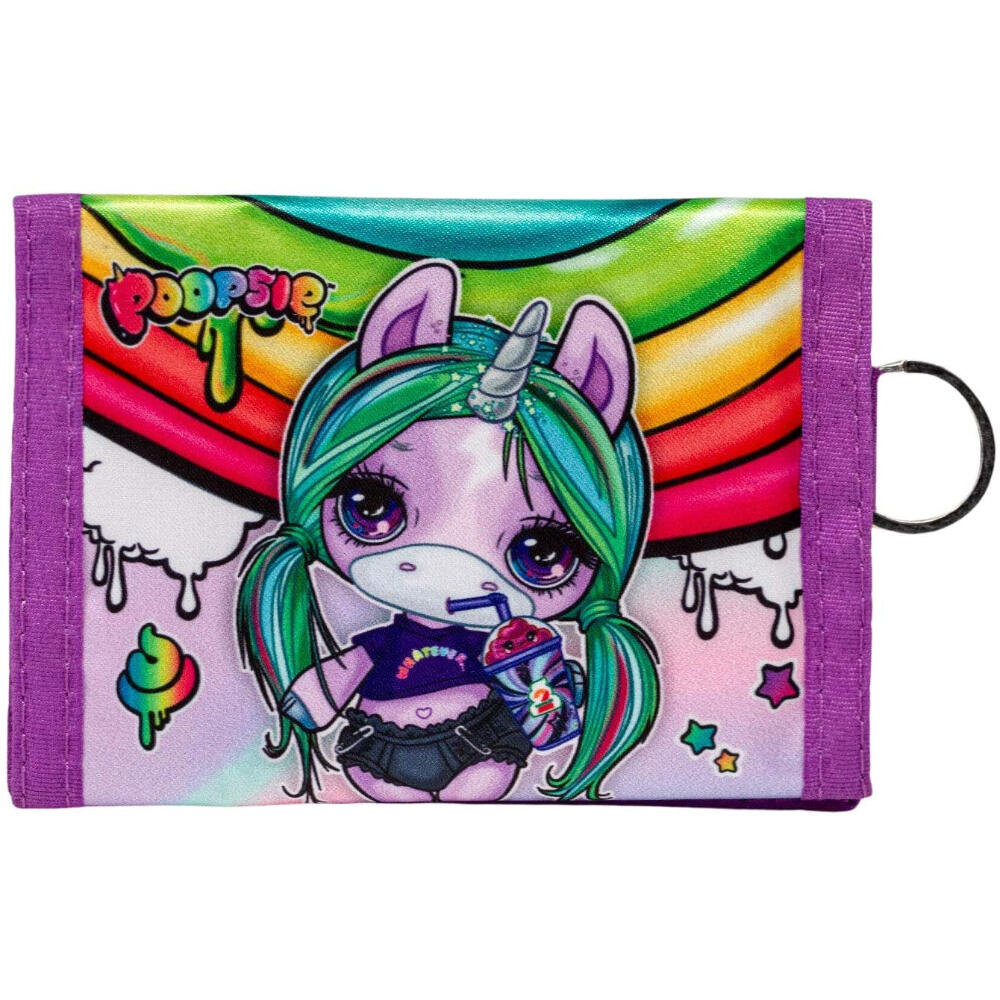Cartera Con Velcro Poopsie Rainbow 3/3