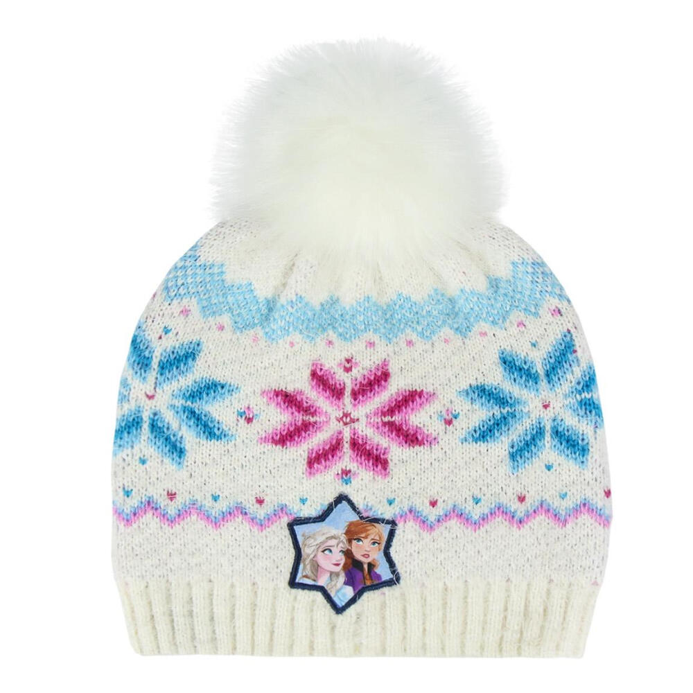 Chapeau pompon La Reine des Neiges 1/3