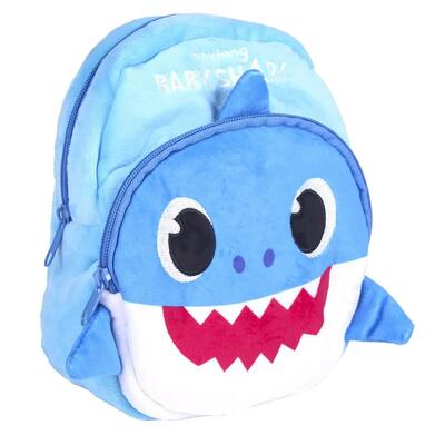 Baby shark pluche rugzak, blauw
