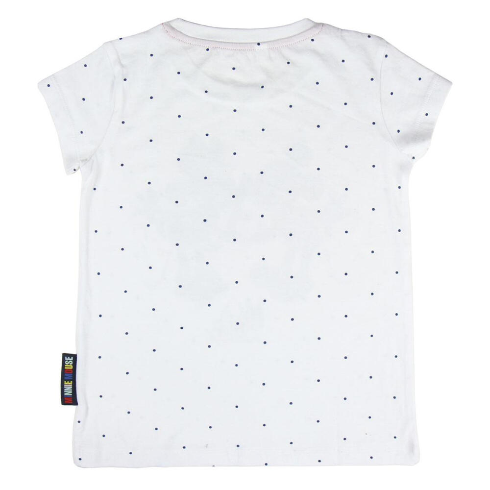 Camiseta De Manga Corta Minnie Mouse Kiss Niña 2/3