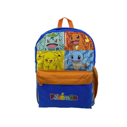 Mochila Pokémon Kanto Starters Juvenil Azul