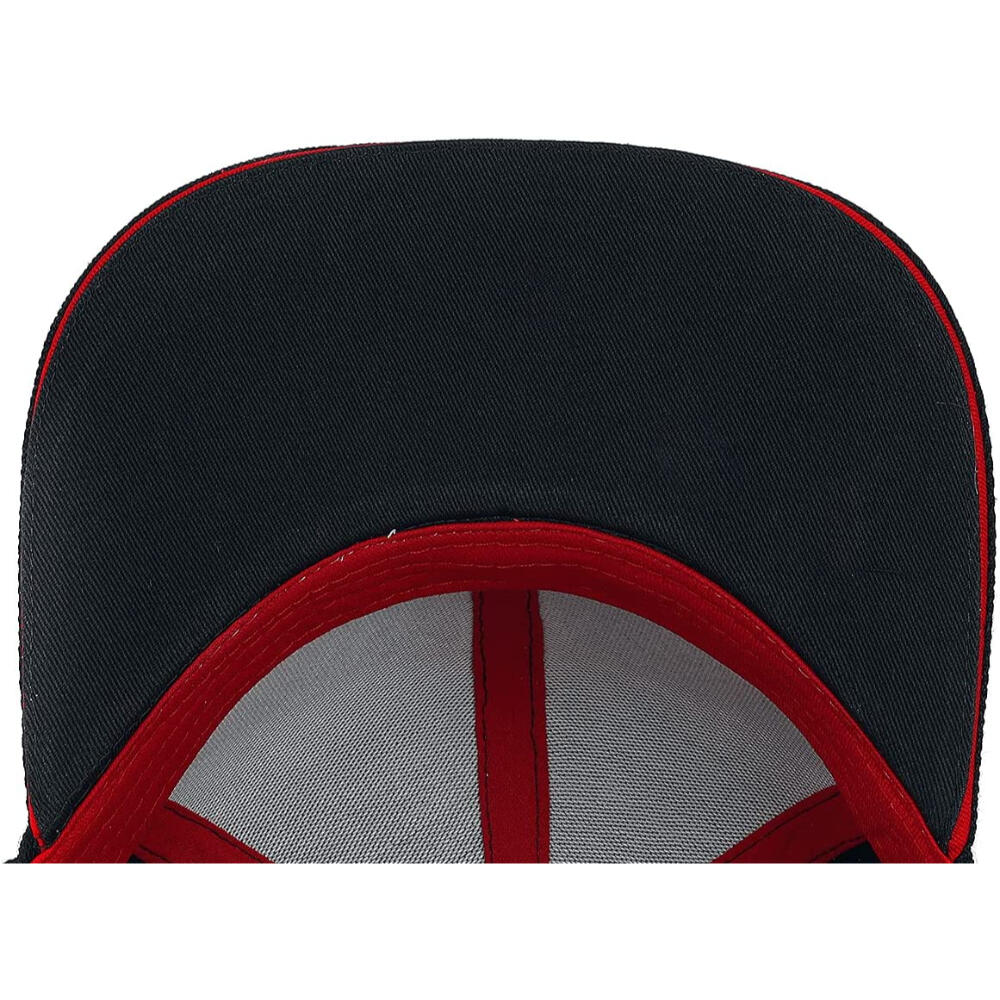 Gorra - Sportswear - Unisex - Snapback ajustable, Bordado Bowser - Negro, Rojo 3/3