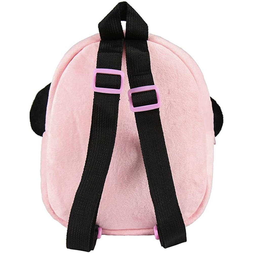 Mochila Minnie Mouse 3D Rosa de Peluche 2/3