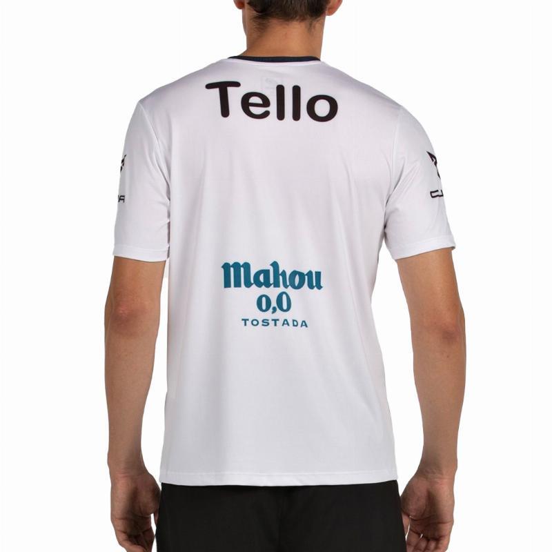 Camiseta Bullpadel Juan Tello Premier Padel Lili Blanco 4/7