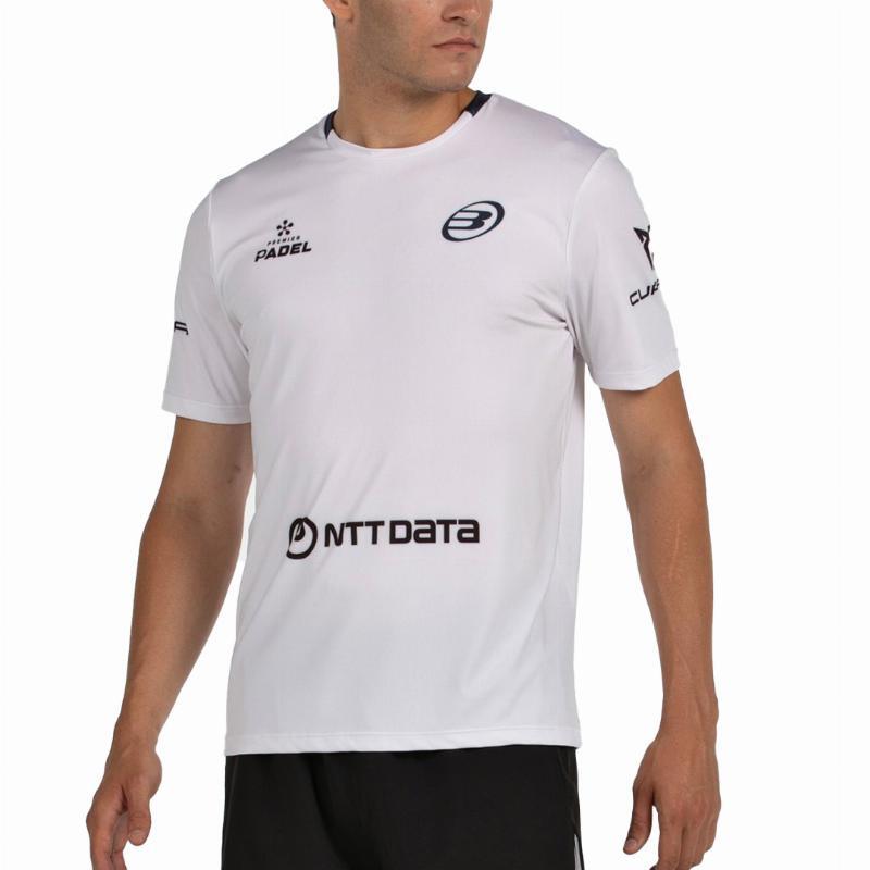Camiseta Bullpadel Juan Tello Premier Padel Lili Blanco 3/7