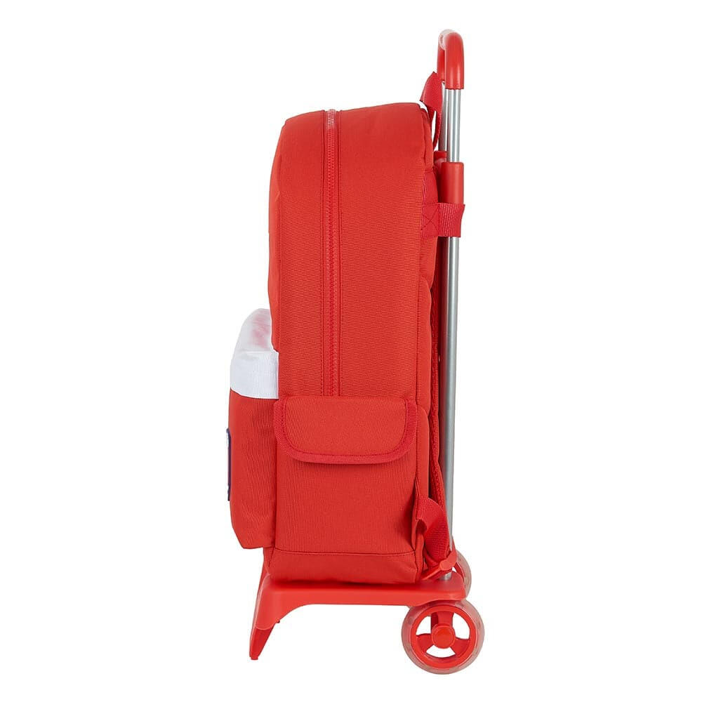 Mochila Trolley con ruedas Atlético de Madrid Full Rojo 3/3