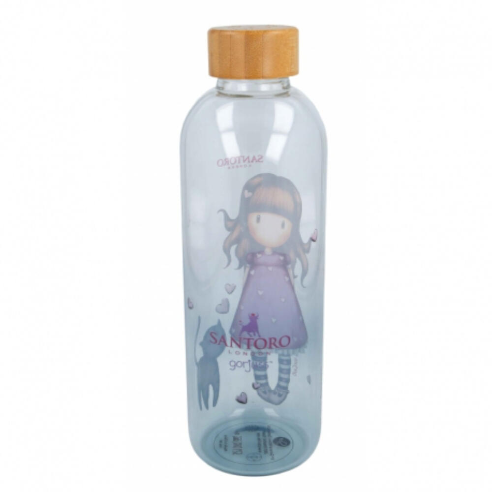 Botella de cristal - Bidón viaje 1,03 L - Gorjuss-Multicolor 2/3