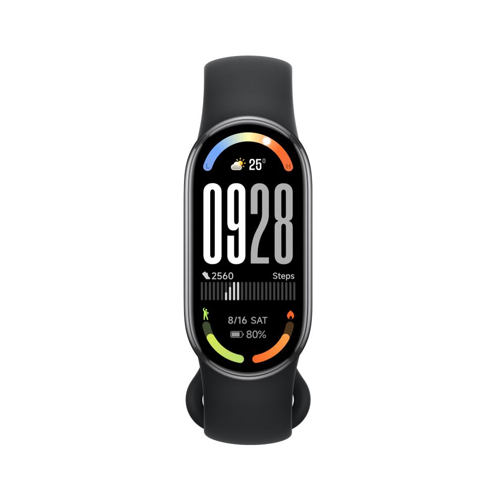 Smart Band 10 Xiaomi AMOLED 1,72" aluminium noir étanche 5ATM 3/4