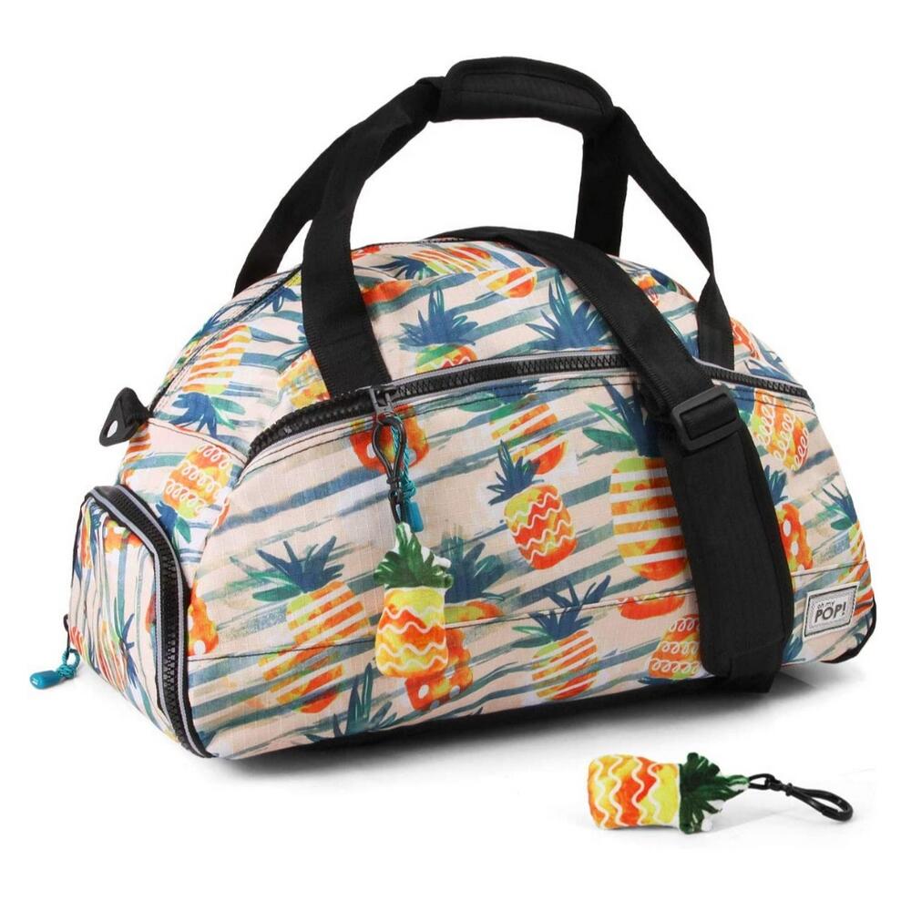 Bolsa de deporte - Sportswear unisex - Estampado Oh My Pop Ananas - Beige 2/3