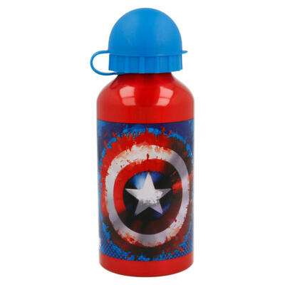Botella De Aluminio Capitán América Icon 400 ML