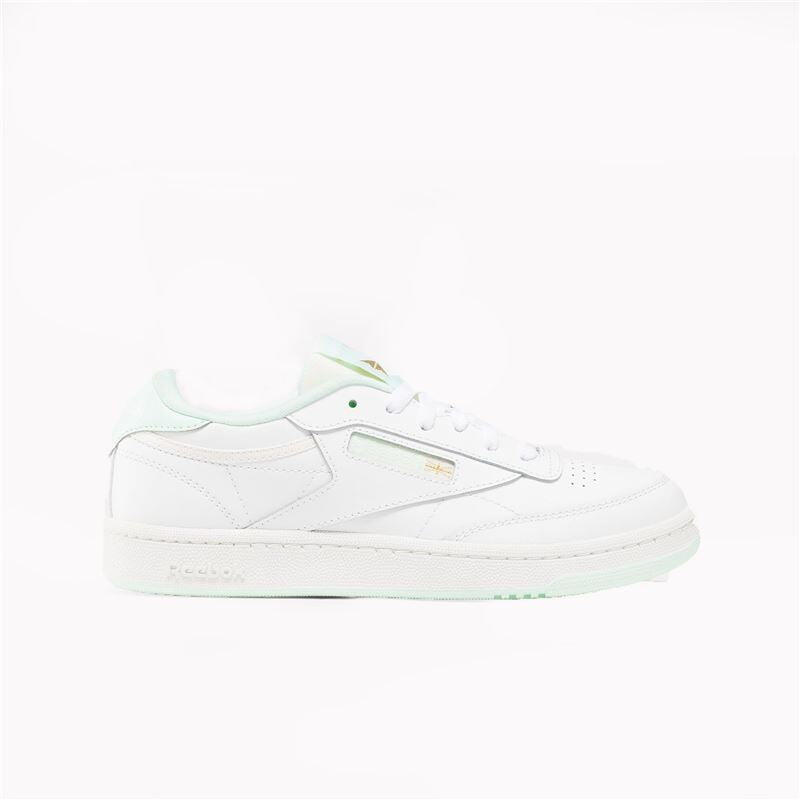 Chaussures Reebok Club C pour enfants, blanc/vert 1/1