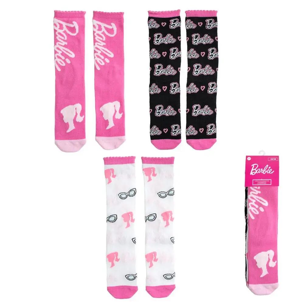 Pack 3 Calcetines Barbie Niña 3/3