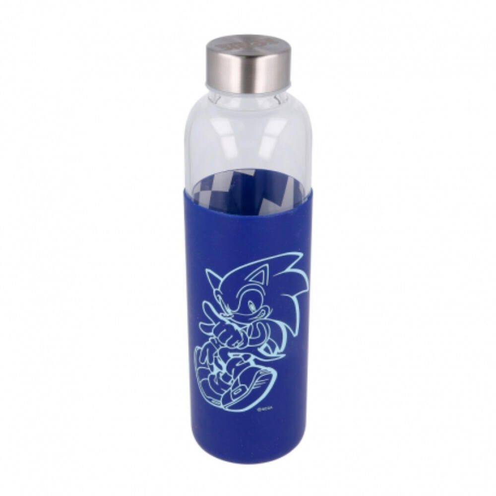 Botella De Cristal Con Funda De Silicona Sonic 585 ML 2/3