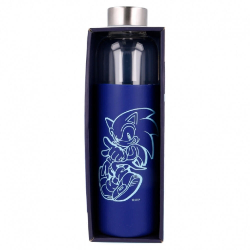 Botella De Cristal Con Funda De Silicona Sonic 585 ML 3/3