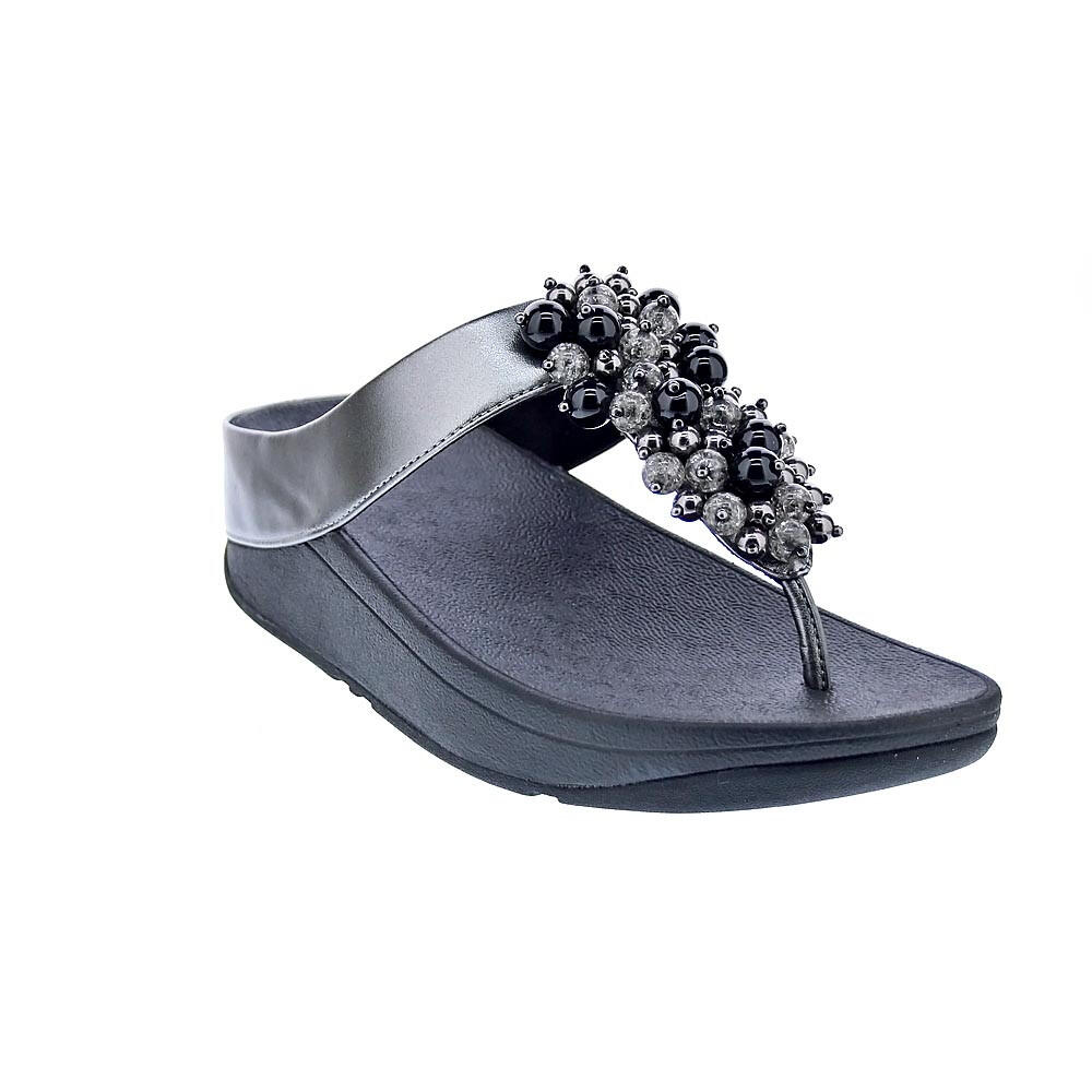 Fino Bauble-bead Womens Poolside Slip On Toe Post 4/4