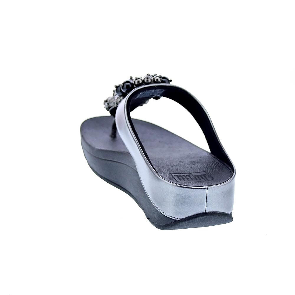 Fino Bauble-bead Womens Poolside Slip On Toe Post 3/4