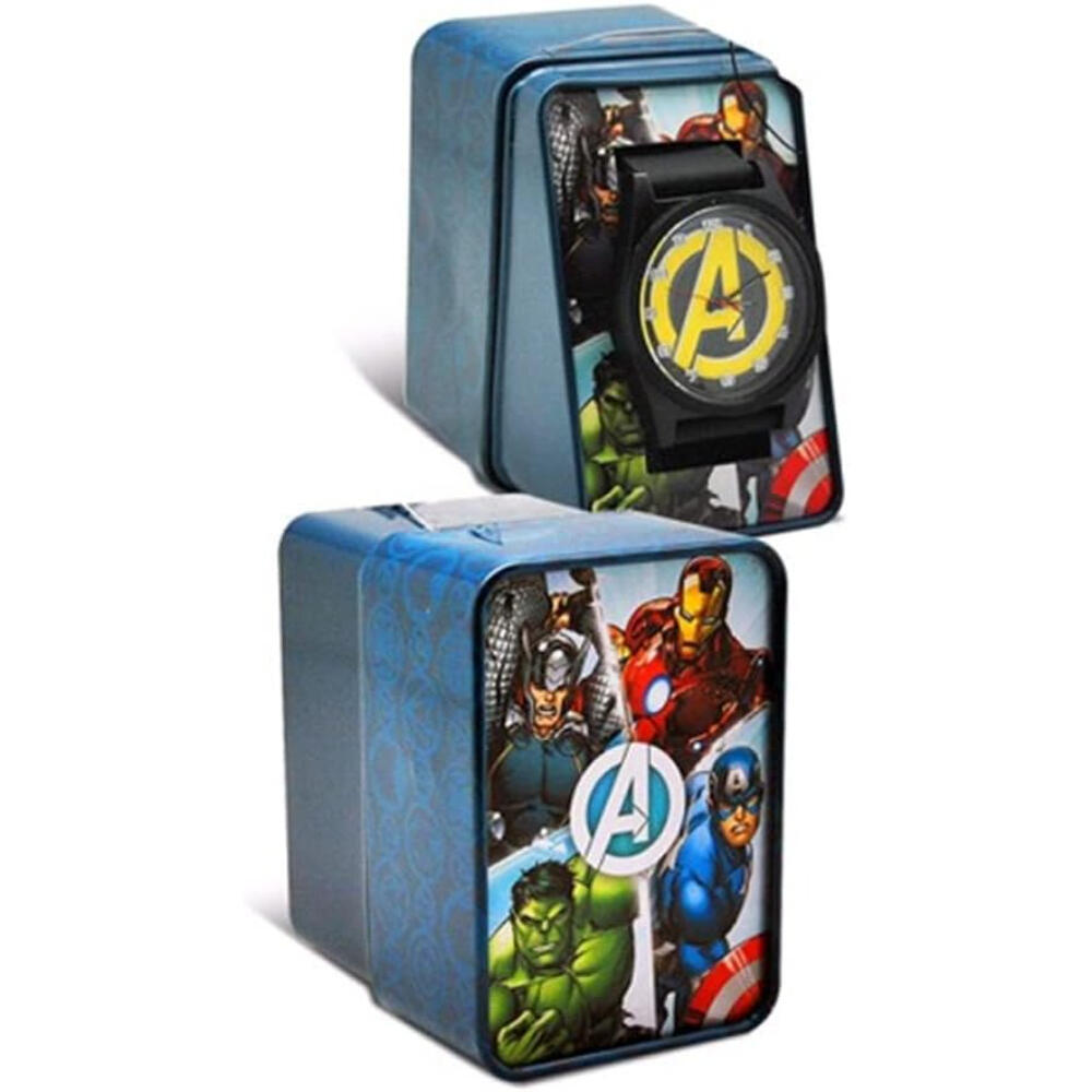 Reloj de Pulsera Avengers Analógico Negro y Amarillo 2/3