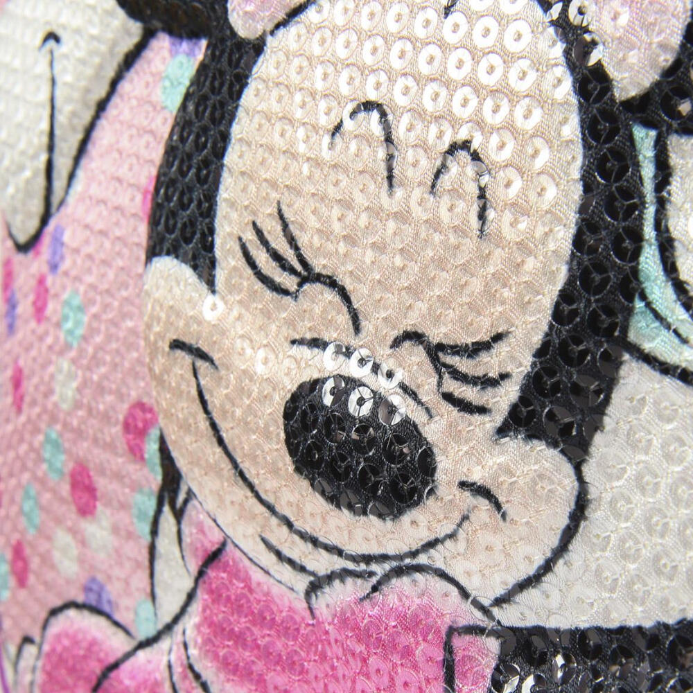 Mochila Guardería Minnie Mouse Unicornio Con Lentejuelas 3/5