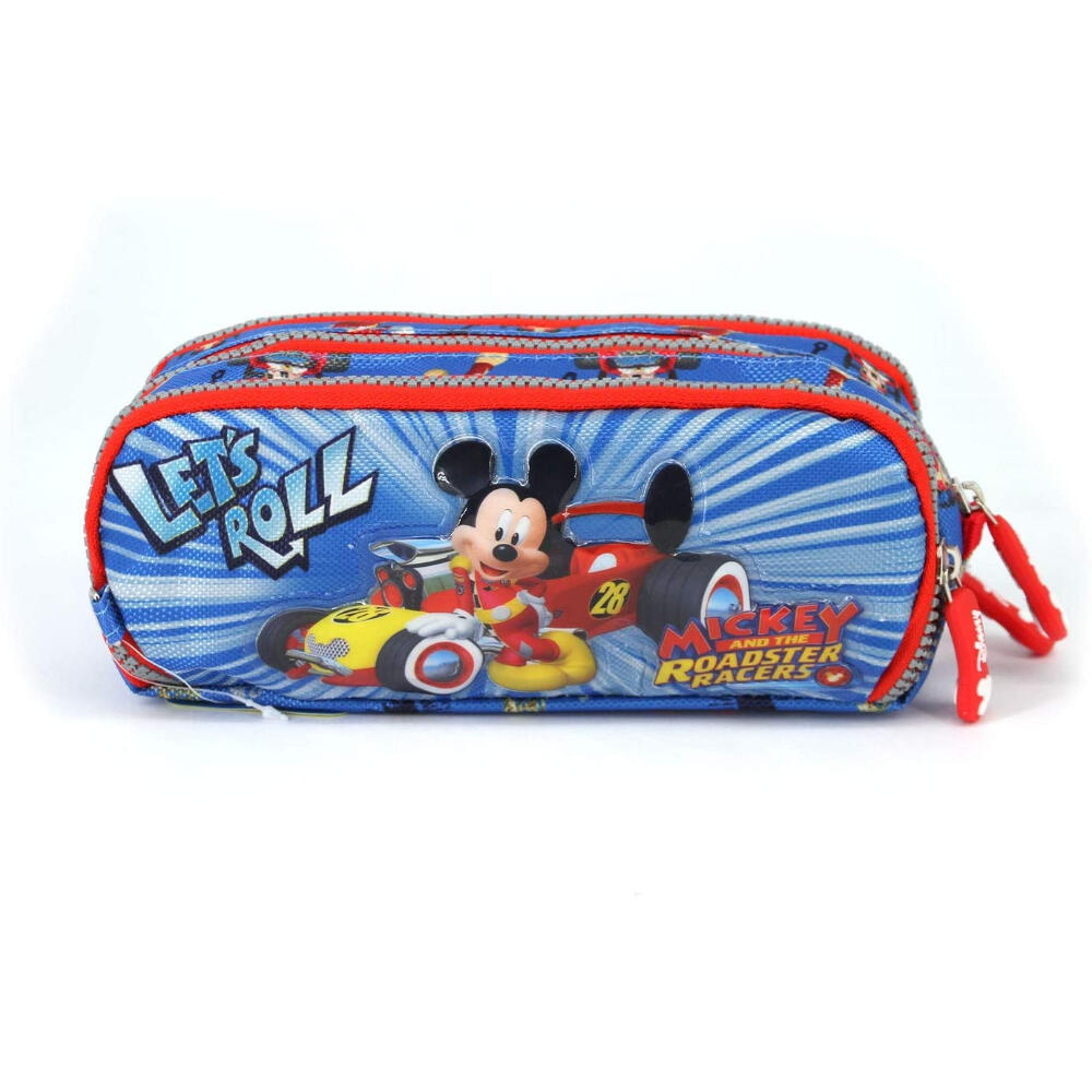 Estuche Portatodo Doble Mickey Mouse Racers 2/3
