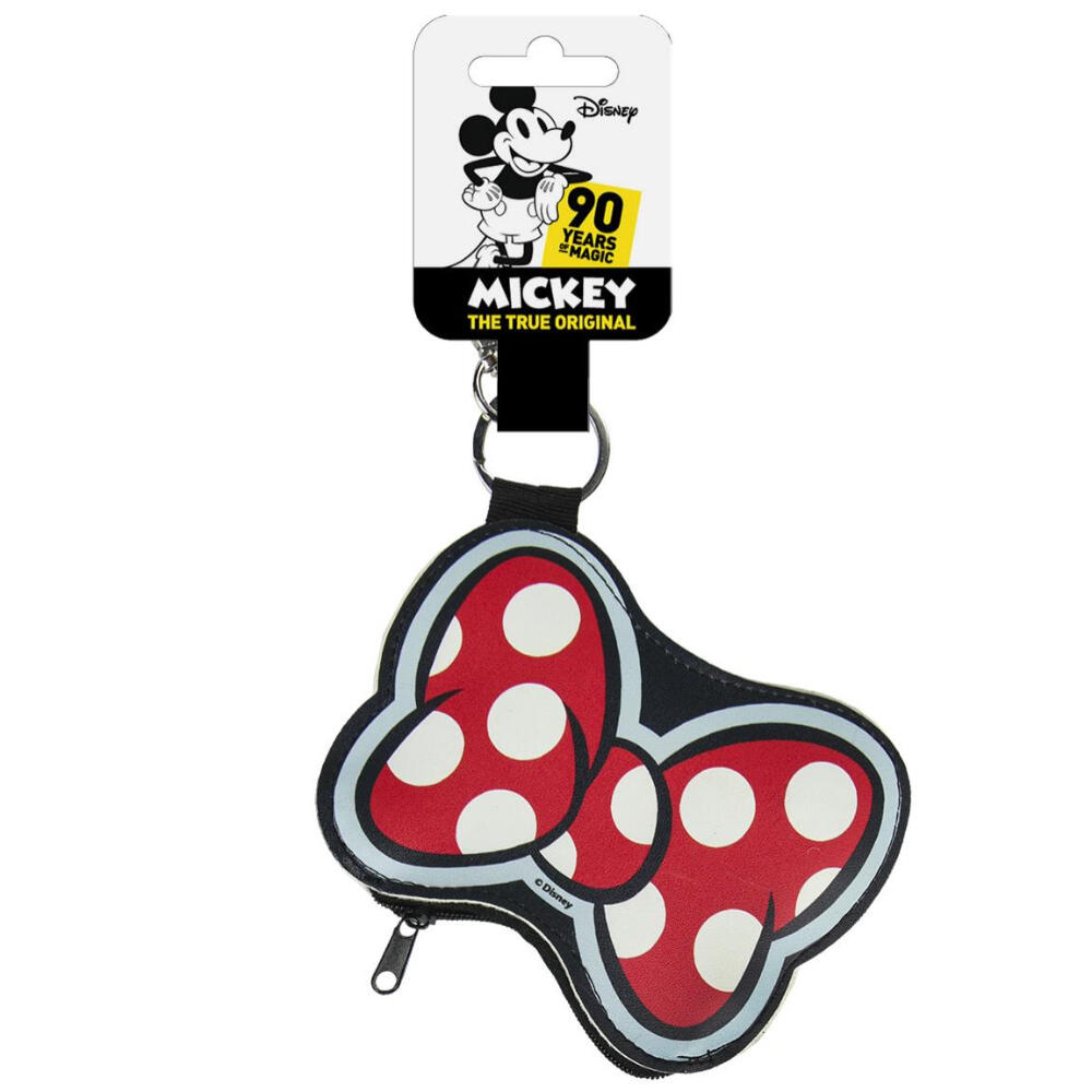 Llavero Monedero Minnie Mouse Lazo Rojo 2/3