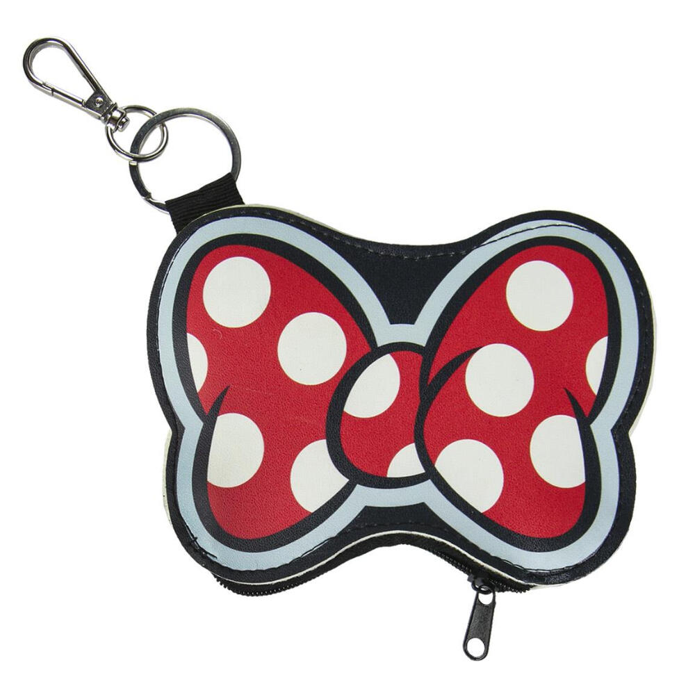 Llavero Monedero Minnie Mouse Lazo Rojo 3/3