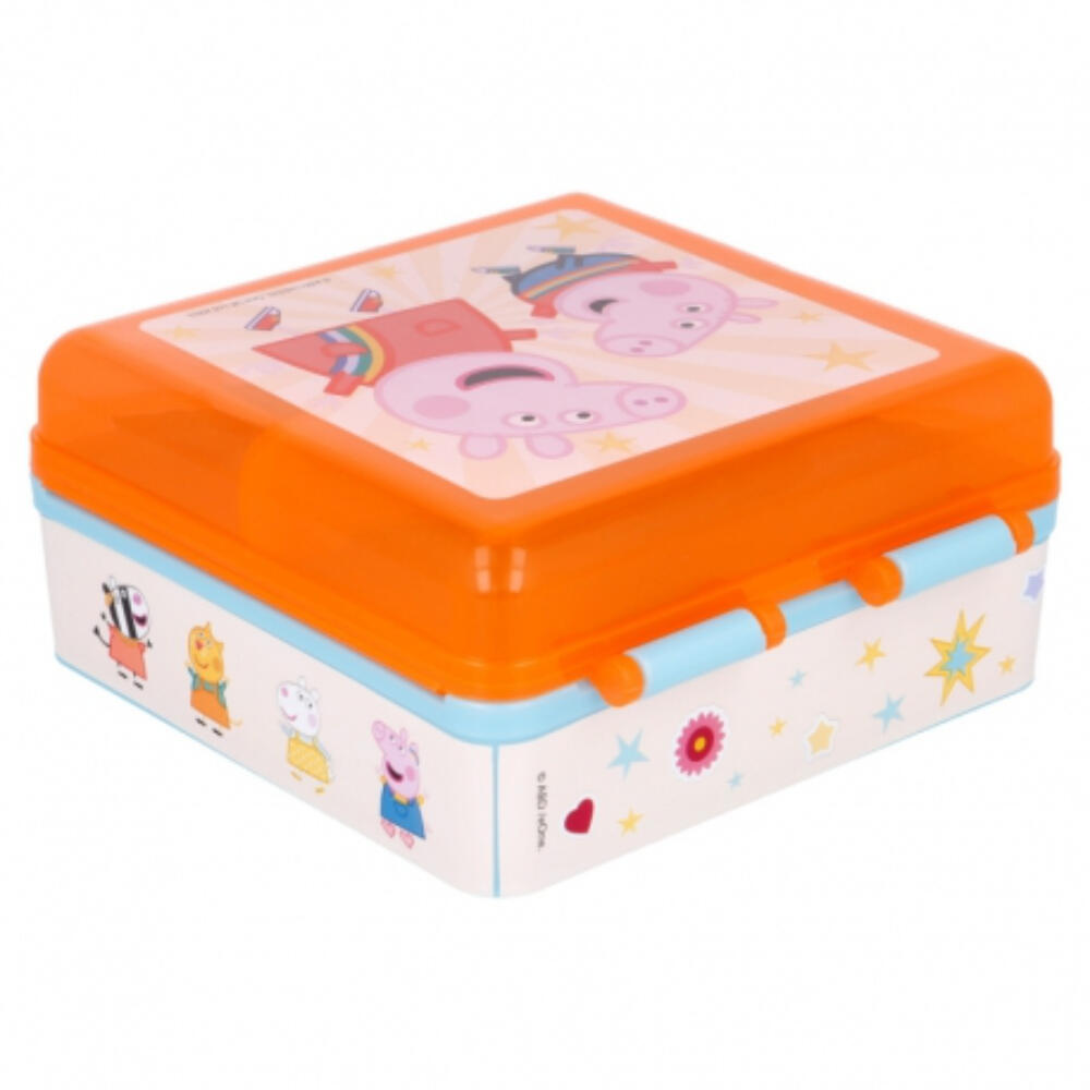 Sandwichera Múltiple Cuadrada Peppa Pig Kindness Counts 2/3