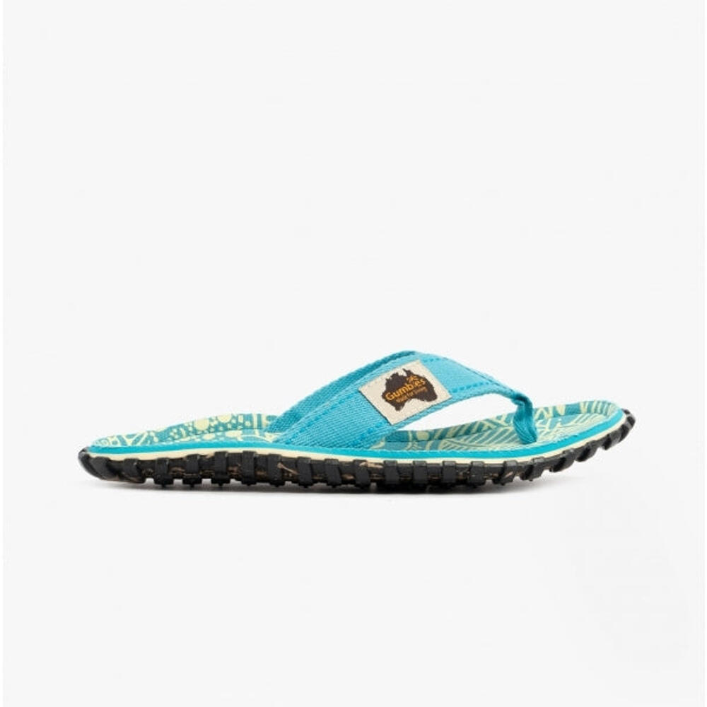 GUMBIES Islander Womens Poolside Slip On Canvas Flip Flops