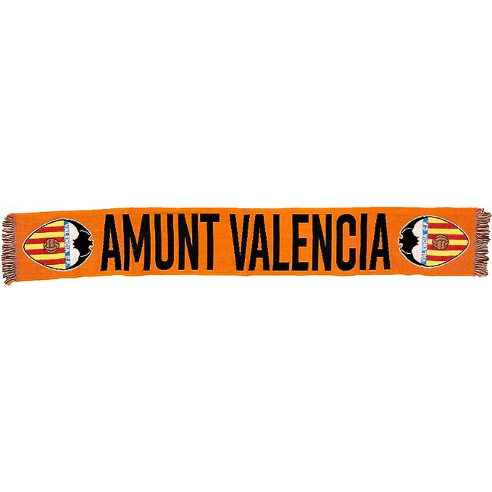 Bufanda Valencia CF Amunt Naranja Escudos 1/3