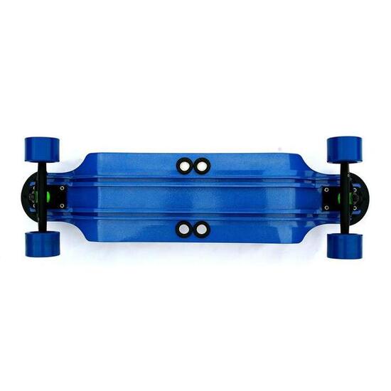 LONGBOARD SKATE GINGER 32" BEERCAN BLEU