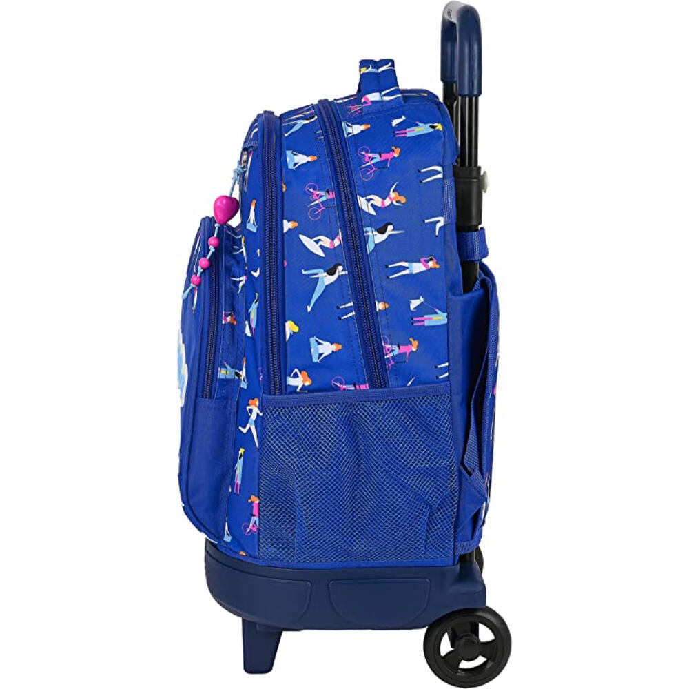 Mochila trolley - Sportswear - Unisex - Compact Blackfit8 Go Girls - Azul 3/3