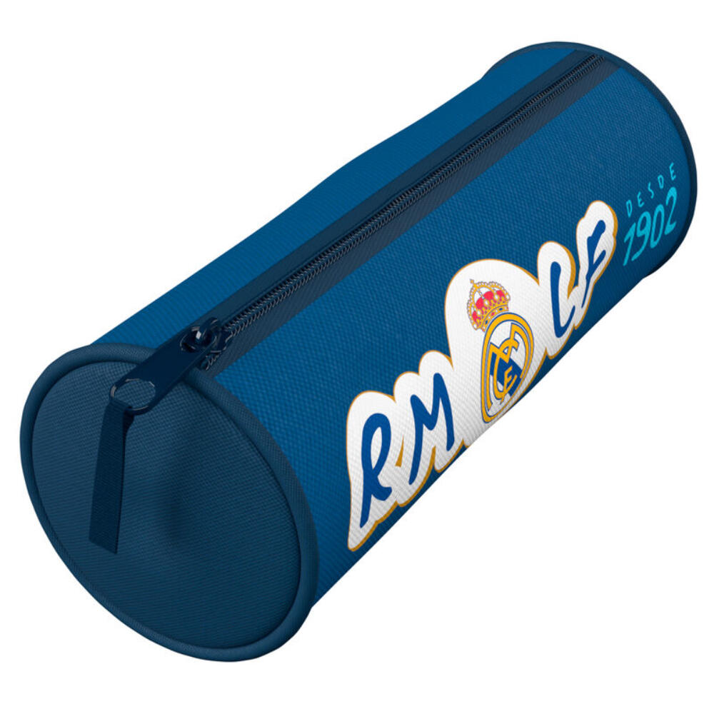 Estuche Portatodo Cilíndrico Real Madrid RMCF Azul 2/3