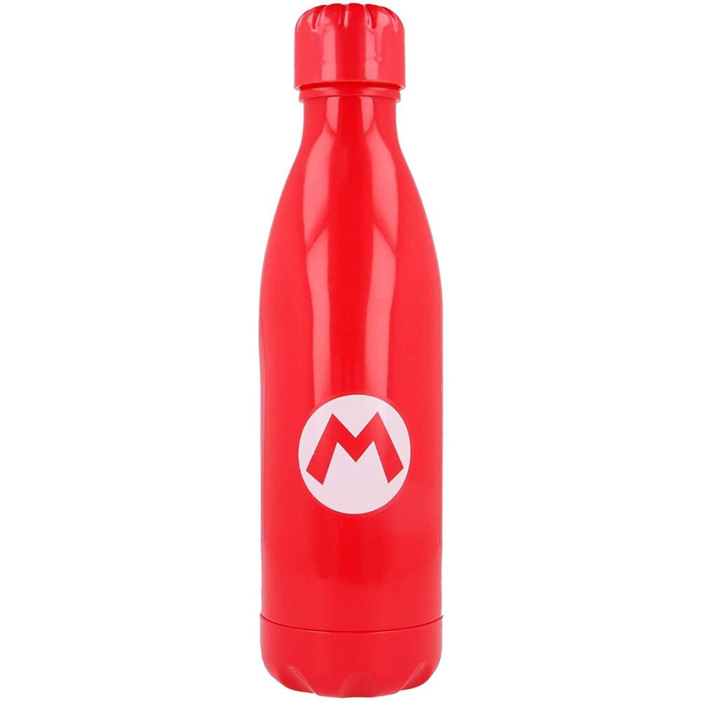 Botella - Ropa deportiva - Plástico 660 ml - Super Mario - Rojo 2/3