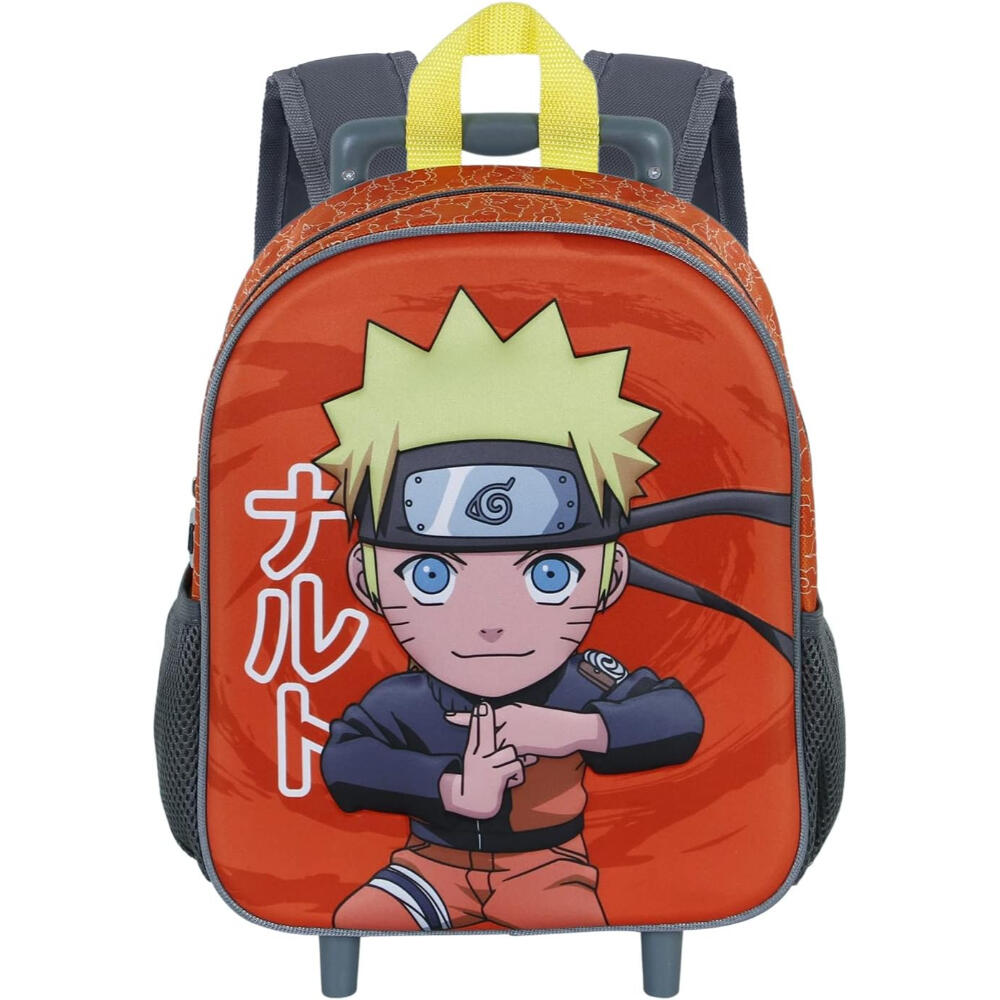 Naruto Chikara Sac à dos 3D à Roulettes Petit, Multicolore 2/5