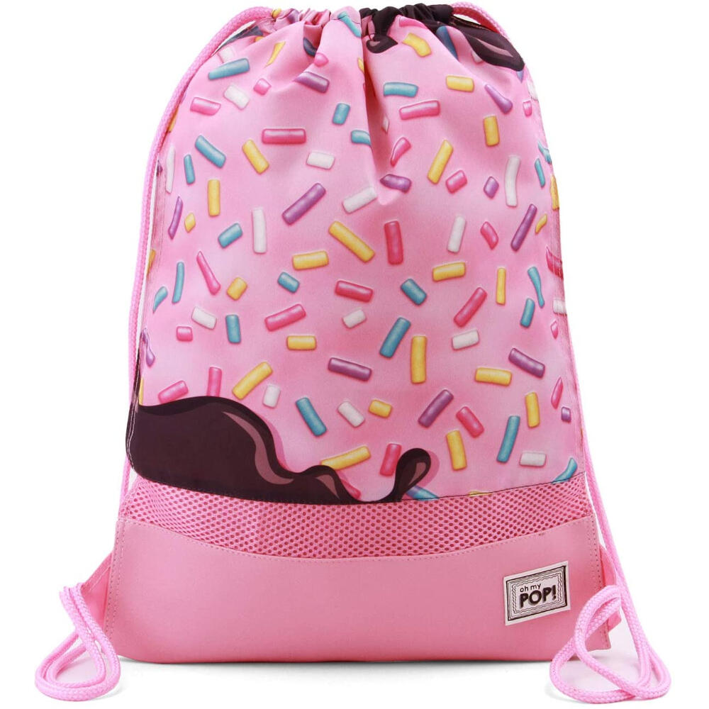 Saco Gymsack - Niñas - Estampado, cordón - Sprinkles - Rosa 3/3