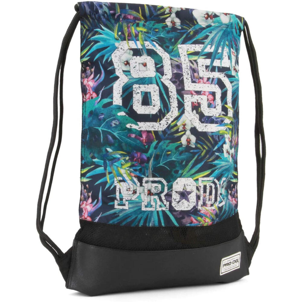 Gymsack deportivo - Unisex - Cordón, Estampado - ProDG - Negro 2/3