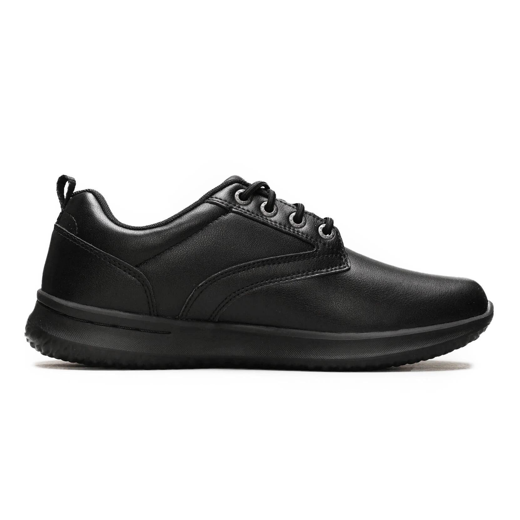 SKECHERS Delson Antigo scarpa in pelle da uomo, resistente all'acqua 2/4