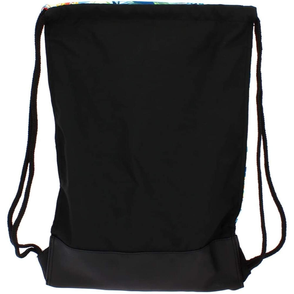 Saco Gymsack - Unisex - Estampado cactus, cordón - Negro 2/3