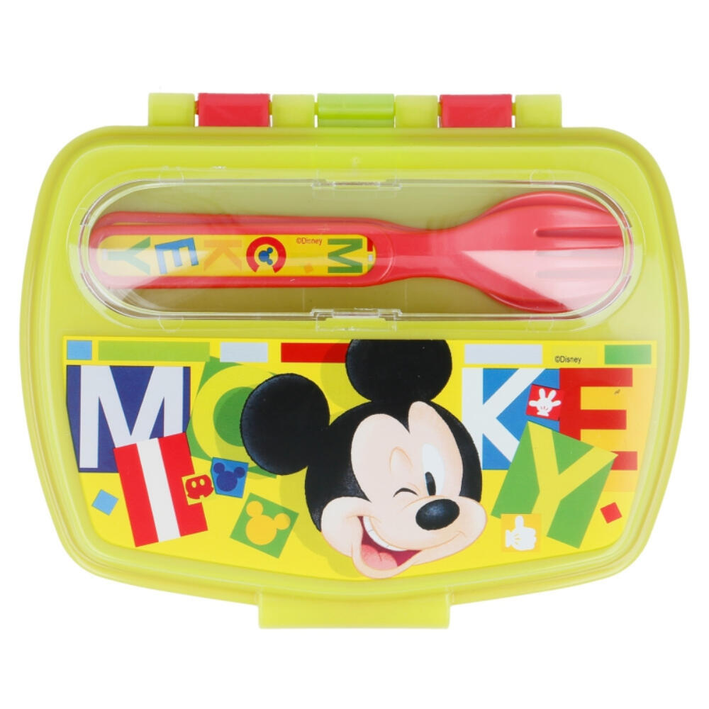 Sandwichera Con Cubiertos Mickey Mouse Watercolors 3/3