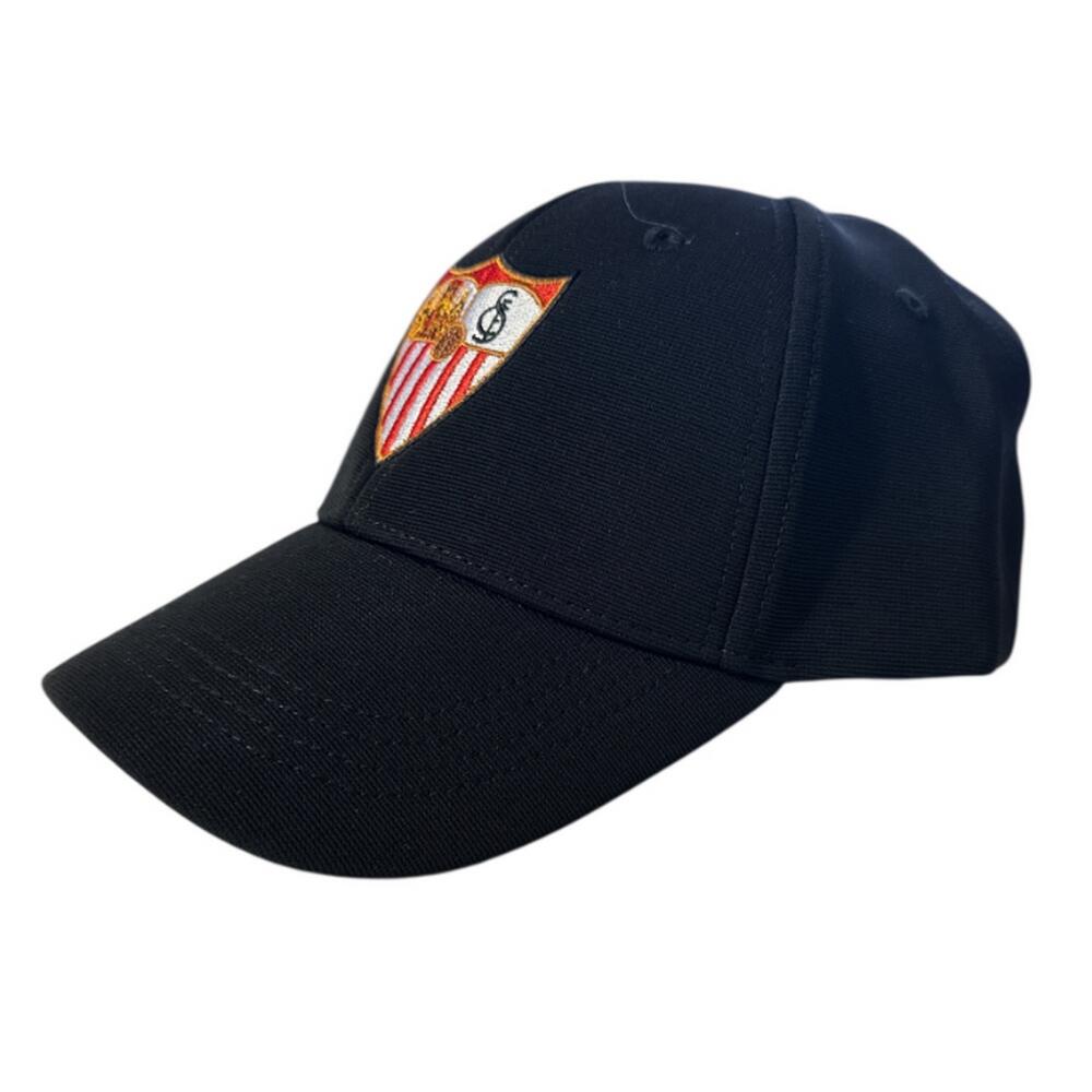 Gorra - Fútbol - Hombre - Ajustable, Snapback, Bordada - Sevilla FC - Negra 3/3