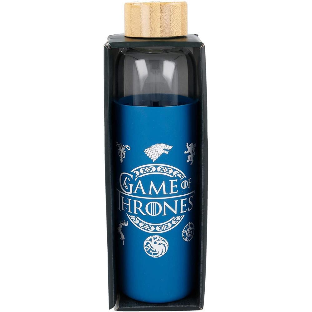 Botella cristal - 585 ml - Juego de Tronos - Funda silicona 3/3