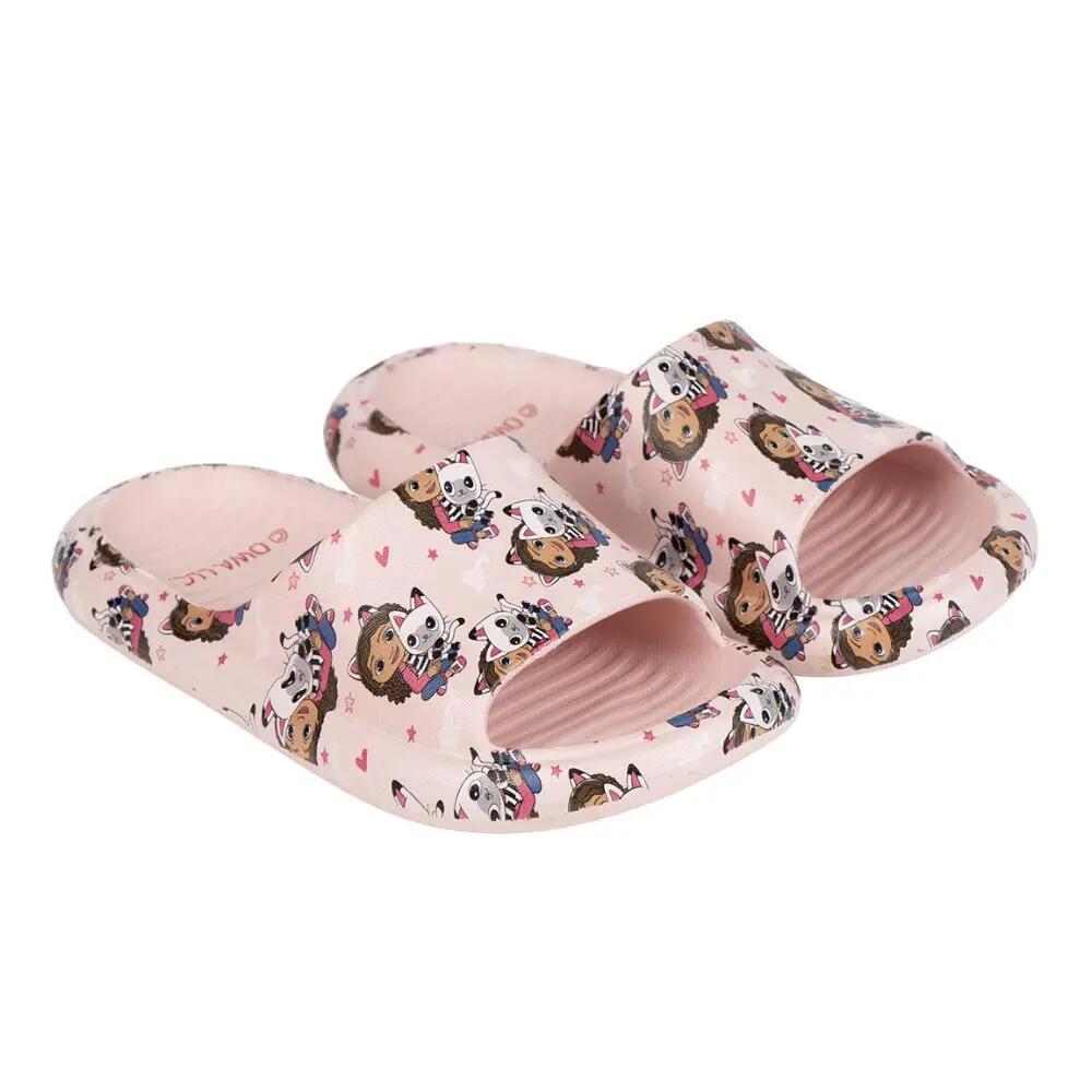 Chanclas - Sportswear - Girls' - Pala estampadas - Gabbys Dollhouse - Rosa 3/3
