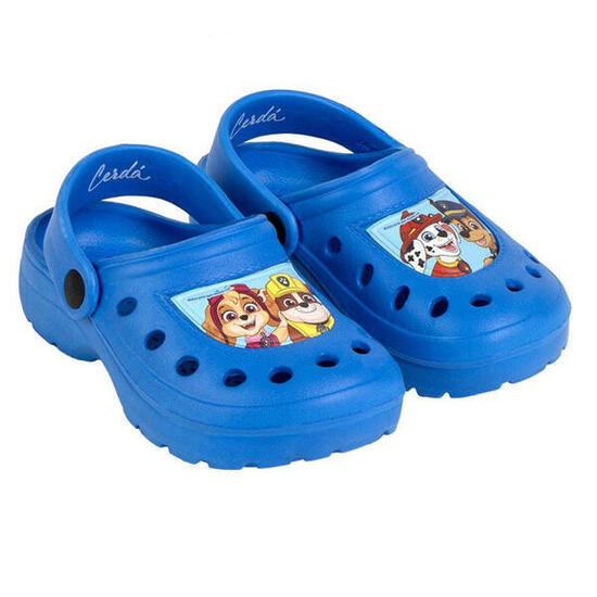 Zuecos Clogs Patrulla Canina Happy Azul Niño