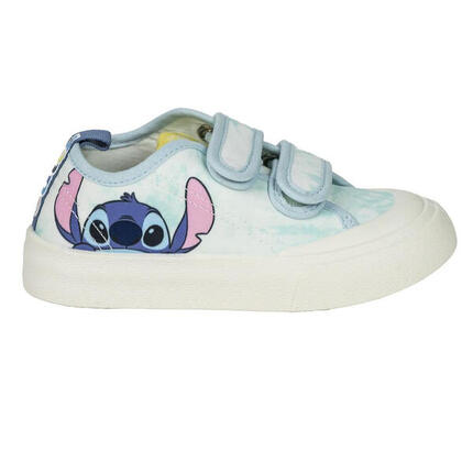 Zapatillas de Loneta Stitch Azul Degradadas Niña