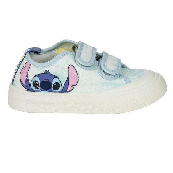 Zapatillas de Loneta Stitch Azul Degradadas Niña