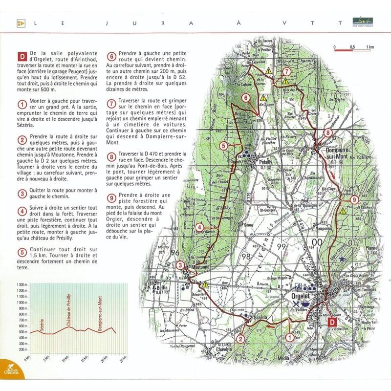 LE JURA BALADES ET RANDO A VTT 3/4