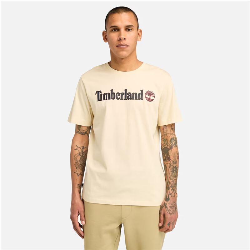 T-shirt Kennebec River Linear Logo Beige - TB0A5UPQEFL 2/5