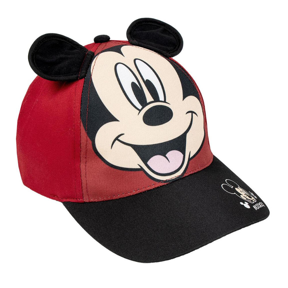 Gorra 3D Mickey Mouse Roja y Negra Niño 2/3