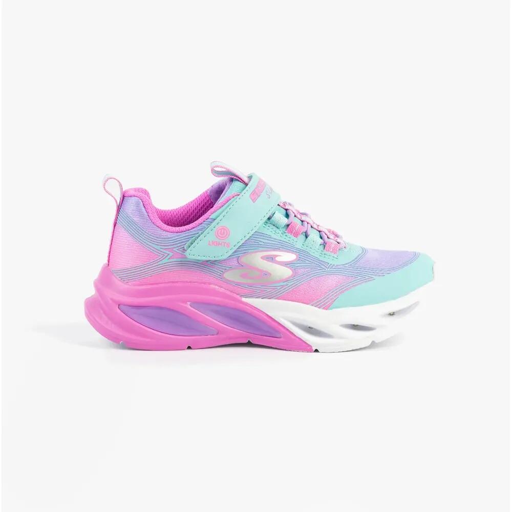 Girls Trainers Sports Low Top Lace Up 303712l/tqmt Cosmic Glow