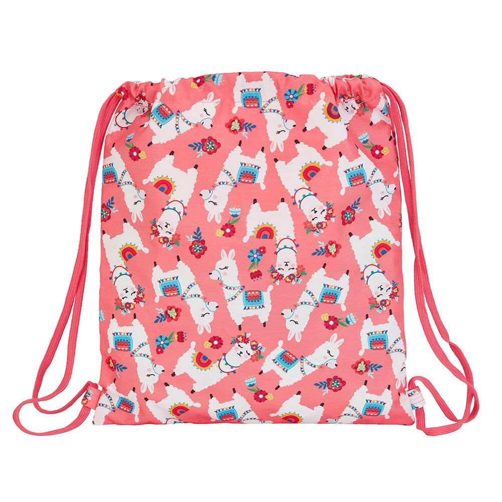 Saco gymsack - Deportivo - Niñas - Glowlab Llamas - Naranja 2/3