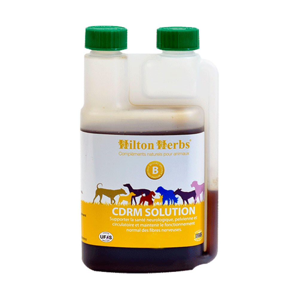 Hanches et locomotion chien CDRM Solution Hilton Herbs 500mL 1/2